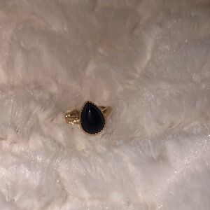 Adjustable gold ring